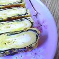 BBケント's cooksnap of when they made ✿ฺわかめ✿ฺ入り玉子焼き.