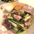 梅衣mama's cooksnap of when they made エコ☆カブの葉＆ベーコン炒め.