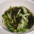 おつね's cooksnap of when they made あっという間！キュウリともずくの酢の物.