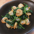 boofoochee's cooksnap of when they made ほうれん草のにんにく炒め♫♬.