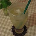 Drako's cooksnap of when they made 杏酒のサイダー割.