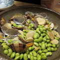 haru吉's cooksnap of when they made あさりと枝豆のガーリックバター蒸し.
