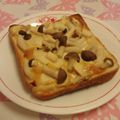 ちょびーす's cooksnap of when they made 　きのこの味噌マヨトースト.
