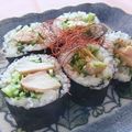 あんピンク's cooksnap of when they made 照り焼きチキンロール寿司.