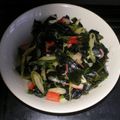 悠里菜mama's cooksnap of when they made ワカメとねぎのゴマ油炒め.