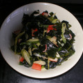 悠里菜mama's cooksnap of when they made ワカメとねぎのゴマ油炒め.