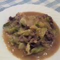 ☆まり's cooksnap of when they made 牛肉とキャベツのごま味噌炒め.