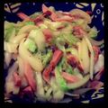 ayan0530's cooksnap of when they made チャーシューと新玉ねぎの炒めもの.