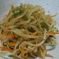 pyorohane's cooksnap of when they made もやしの柚子胡椒きんぴら★.