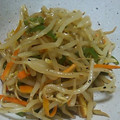 pyorohane's cooksnap of when they made もやしの柚子胡椒きんぴら★.