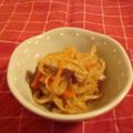 ++よつば++'s cooksnap of when they made 切り干し大根の煮物.