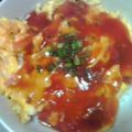 みぃにゃん612's cooksnap of when they made 甘酢あんたっぷりのカニ玉♡.
