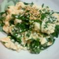 ＹＵＫＩ０６１１'s cooksnap of when they made 脳活性化！モロヘイヤと豆腐のしそドレ和え.