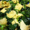 mocochige's cooksnap of when they made ほうれん草と油揚げ✿ゆず胡椒炒め.