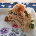 ふんわりしょこら's cooksnap of when they made 旨い!!新玉ねぎとオクラの梅ソース和え.