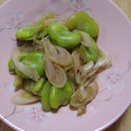 せつみか's cooksnap of when they made そら豆のネギ油炒め.