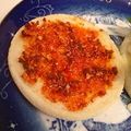 龍青空ママ's cooksnap of when they made ✿甘辛!?✿食べるラー油トースト✿.