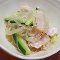 ひいちい's cooksnap of when they made さっぱりきゅうりとハムと春雨のサラダ.