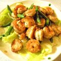 こうまさmam's cooksnap of when they made 海老のガーリックバター炒め.