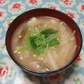 moruchama's cooksnap of when they made きのこ汁.