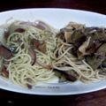 ☆ガイア☆'s cooksnap of when they made 生椎茸と新鮮トマトのバジルソースパスタ.