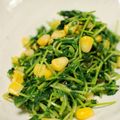 iam樹's cooksnap of when they made 豆苗とコーンのナムル.