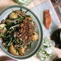 asukabany's cooksnap of when they made 簡単！新ジャガと空心采のごま油炒め.
