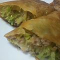 ４you's cooksnap of when they made 我が家の具だくさん春巻き*.