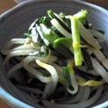 柳さき's cooksnap of when they made 家計のお助け♪もやしとニラのナムル.