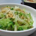 かおzo's cooksnap of when they made もやしとキャベツのごまおひたし.