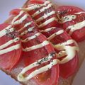 わん吉の母's cooksnap of when they made ■簡単・朝食とまとトースト■.