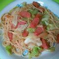 ☆★ひよこ★☆'s cooksnap of when they made キャベツとソーセージのレモンパスタ.