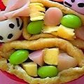 natsuka77's cooksnap of when they made 新生姜と枝豆の彩りいなり.