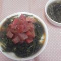 ともちゃん（＾０＾）'s cooksnap of when they made 海ぶどう丼.