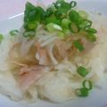 ☆momoco☆'s cooksnap of when they made ✿大根とベーコンの❀サラダ✿柚子胡椒風味.