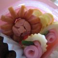 うっちゃん❤'s cooksnap of when they made 華やか♪お花が咲いたウィンナー　お弁当に.