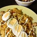 うに１１８'s cooksnap of when they made 炊飯器で☆ゆで卵も一緒にカレーピラフ.