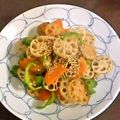うに１１８'s cooksnap of when they made レンコンと人参の簡単きんぴら☆.