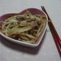 ころω's cooksnap of when they made 大豆肉（ソイミート）の肉味噌風もやし炒め.