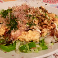 rie-tin's cooksnap of when they made 簡単節約レシピ♡お好み焼き風オムレツ.