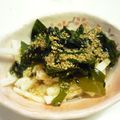 新妻あや's cooksnap of when they made 長芋とワカメの☆食べ易いすり胡麻サラダ♪.