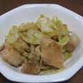 ガンバル３０'s cooksnap of when they made キャベツとムネ肉の炒め物☆.