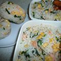 momoco's cooksnap of when they made ほうれん草＆鮭ご飯.