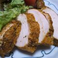 みゆまみ's cooksnap of when they made 鶏ハム鶏の癖が気になる方に焼きバージョン.