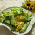 miyuki12's cooksnap of when they made きゅうり&卵のささっと炒め♪.