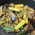 めそ。's cooksnap of when they made 夏野菜を満喫☆なすときゅうりのカレー炒め.