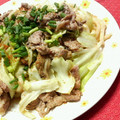 キョク's cooksnap of when they made 私の・・・和風な焼きうどん.