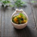 まろんかふぇ's cooksnap of when they made セロリの葉とカボチャのサラダ.