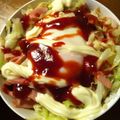 ＊sachi＊o's cooksnap of when they made 朝御飯にキャベツの目玉焼き.