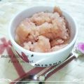 REI_MAM's cooksnap of when they made 桃の皮で！ピンクのシャーベット☆.